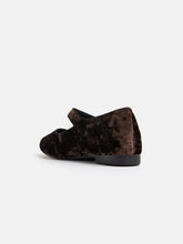 Carica l'immagine nel visualizzatore di Gallery, Noga - XYC8979 - Ballerina a punta in velluto - MARRONE VELLUTO