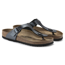 Carica l'immagine nel visualizzatore di Gallery, Birkenstock - 1021428 GIZEH METALLIC BLACK