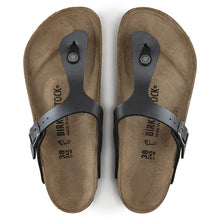 Carica l'immagine nel visualizzatore di Gallery, Birkenstock - 1021428 GIZEH METALLIC BLACK
