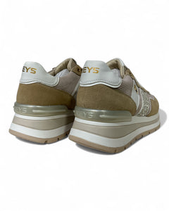 Keys - 10571 Sneakers BEIGE/WHITE