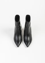 Carica l&#39;immagine nel visualizzatore di Gallery, Francesco Milano - HI3-03A- Tronchetto pelle nero
