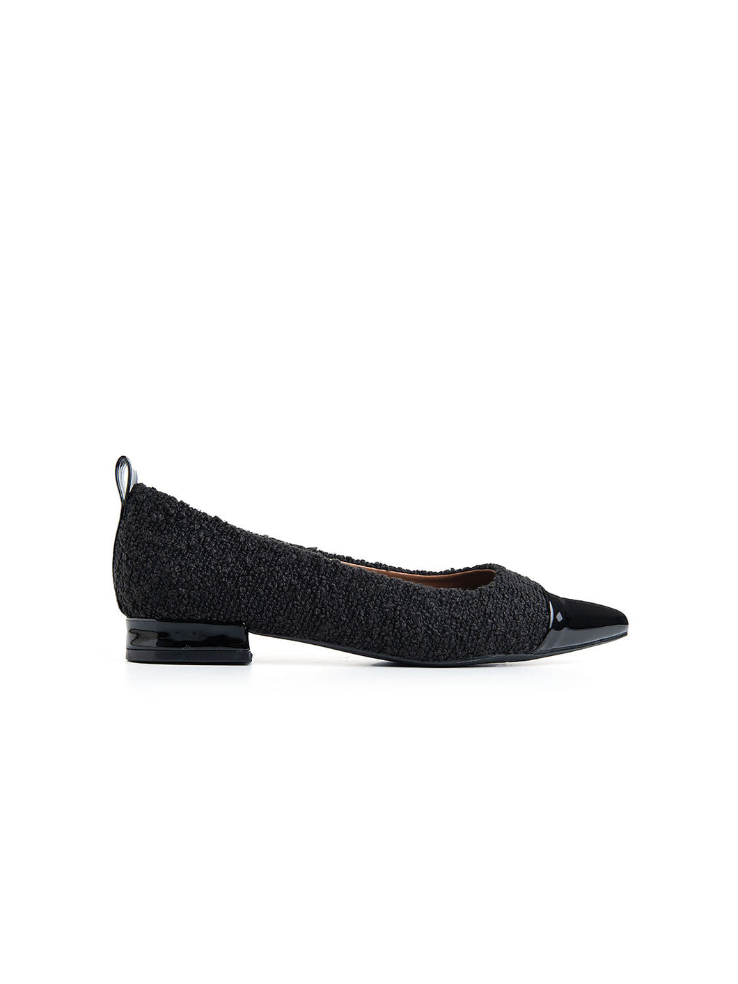 Noga - xyc8891-h7 - Ballerina a punta NERO