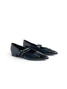 Noga - xyc0037-13 - Ballerina a punta NERO/BLUE