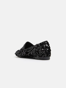 Galia -XYC8968 -  Mocassino basso con paillettes - NERO