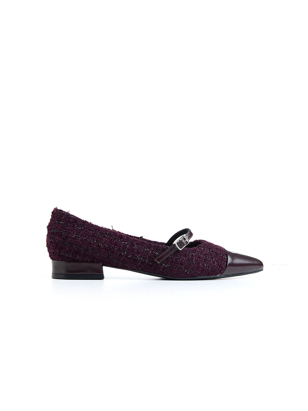 Noga - xyc8891-9 - Ballerina a punta VINO