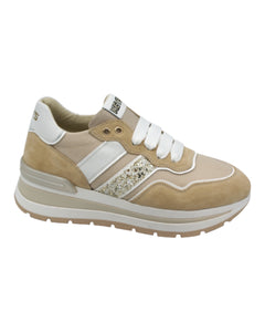 Keys - 10571 Sneakers BEIGE/WHITE