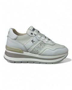 Keys - 10571 Sneakers WHITE/SILVER