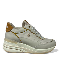 Keys - 10583 Sneakers BEIGE/YELLOW